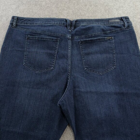 Volcom Jeans Womens 24 W Plus Blue Skinny Ankle Legging Fit Stretch Zip Fly - Picture 3 of 16